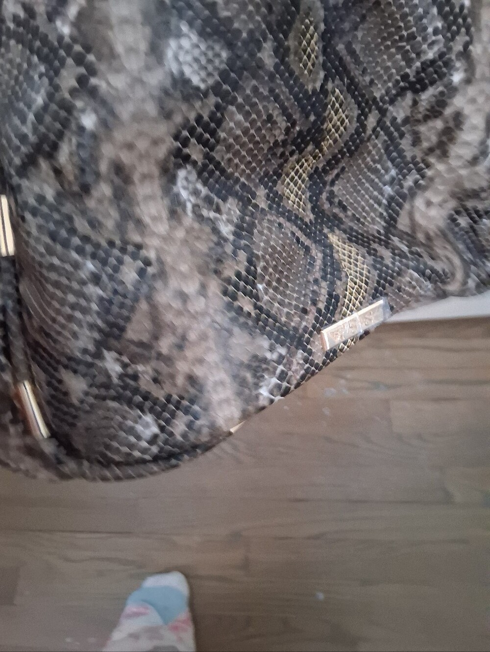 Jessica Simpson Faux Python Print Purse - Picture 4 of 9